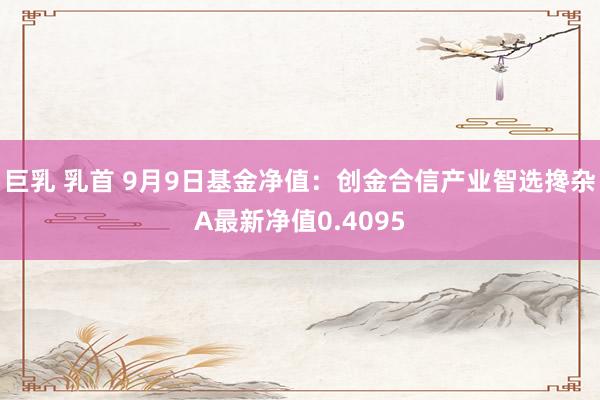 巨乳 乳首 9月9日基金净值：创金合信产业智选搀杂A最新净值0.4095