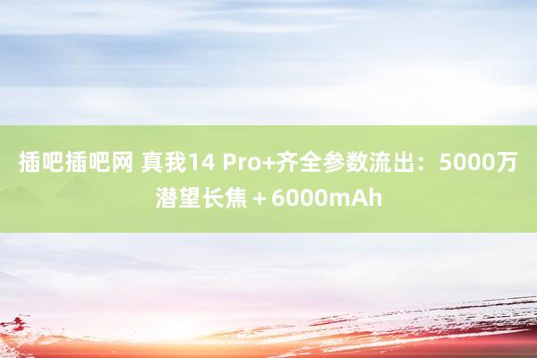 插吧插吧网 真我14 Pro+齐全参数流出：5000万潜望长焦＋6000mAh