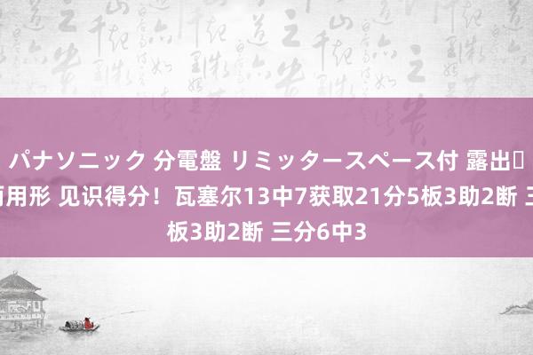 パナソニック 分電盤 リミッタースペース付 露出・半埋込両用形 见识得分！瓦塞尔13中7获取21分5板3助2断 三分6中3